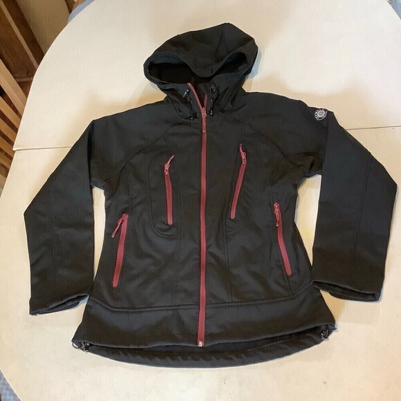 Women's Icewear Iceland Softshell Daniella Technical Jacket Black Hiking Size Sm - Picture 1 of 11